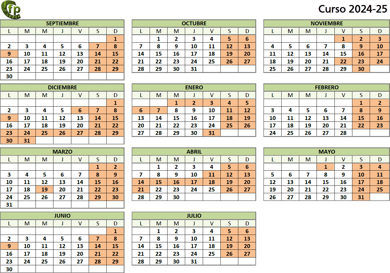 Calendario festivo